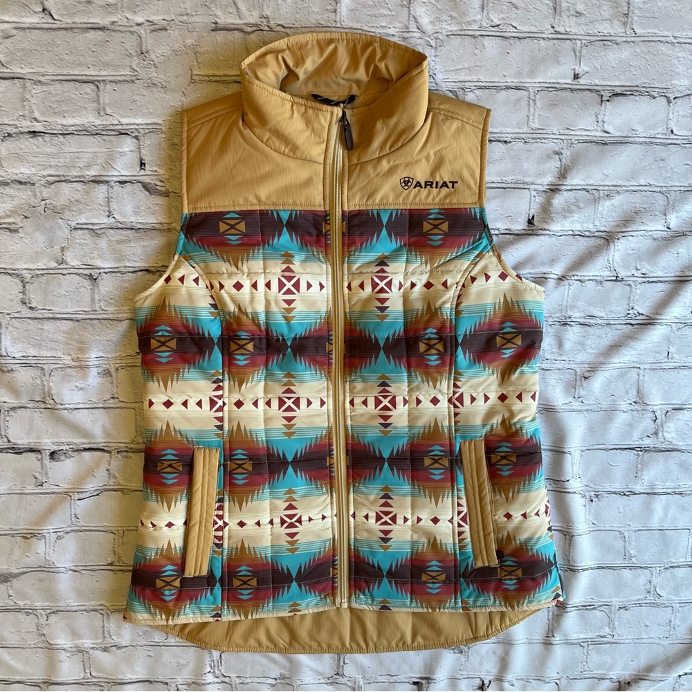 Ariat Crius Insulated Vest Canyonlands Womens Medium New Cowgirl Western